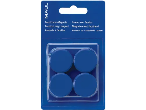 magneet Solid 38 mm trekkracht 25 kg 2 stuks blauw