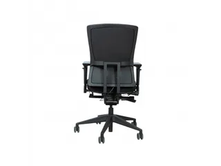 Bureaustoel 400-NPR Comfort Zwarte stof, Zwart voetkruis - 4