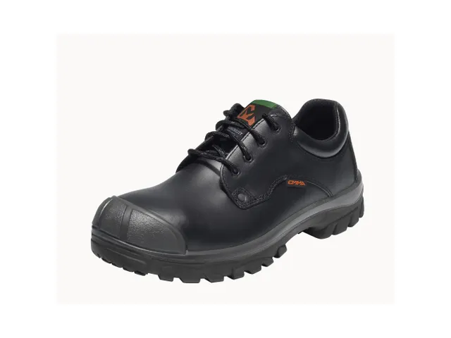 Emma Bas lage S3 veiligheidsschoenen, SRC, HRO, zwart, maat XW-45, per