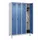 locker,HxBxD 1950x1200x500mm,4vak,vak B 300mm,draaigrendel,voeten