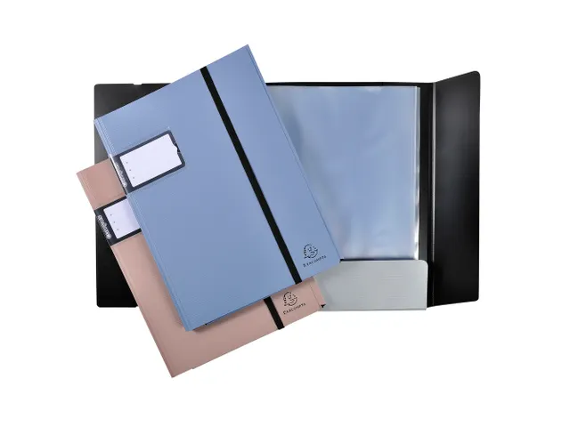 Protège-documents en polypropylène rigide Campus metal 40 vues - A4