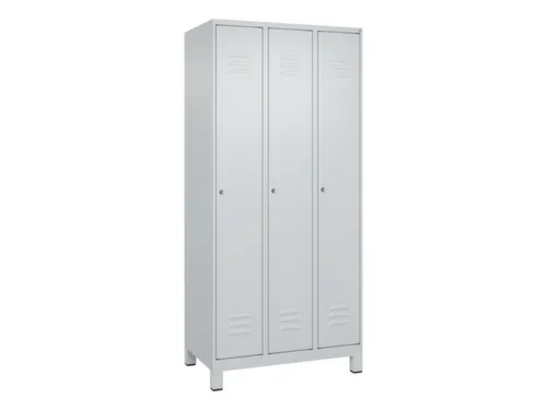 locker voor scheiding van kleding,HxBxD 1950x900x500mm,3vak