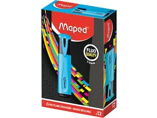 markeerstift Fluo'Peps Classic blauw - 1