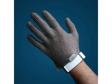 Franz Mensch snijbestendig RVS rechter maliënkolderhandschoen, maat S