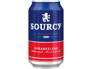 Water Sourcy rood blik 330ml - 2