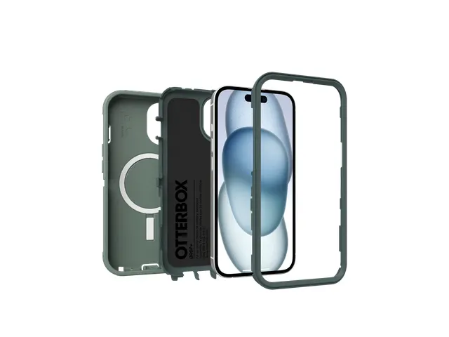 OB Defender MagSafe Apple iPhone 15/14/13 Forest Ranger groen