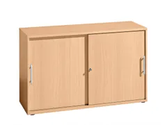 schuifdeurkast,HxBxD 748x1200x400mm,1xhouten vloer,stanggreep