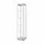 Glazen Vitrinekast LED Verlicht 40x40x200cm