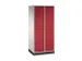 grootvolume garderobekast,RAL 7035/RAL 3003,HxBxD 1950x820x600mm