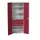 universele kast,HxBxD 2000x800x550mm,4xStalen bodem,3lade(n)