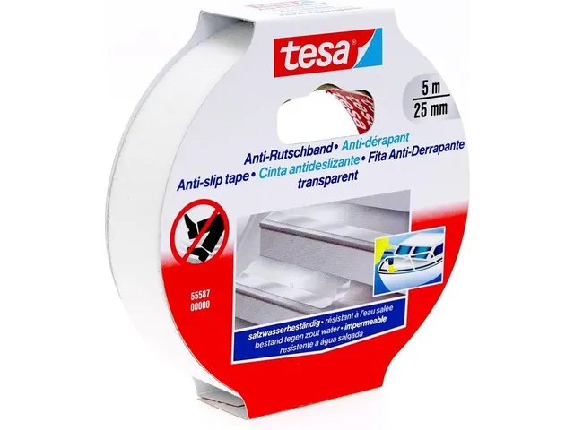 Antisliptape Tesa 55587 25mmx5m transparant