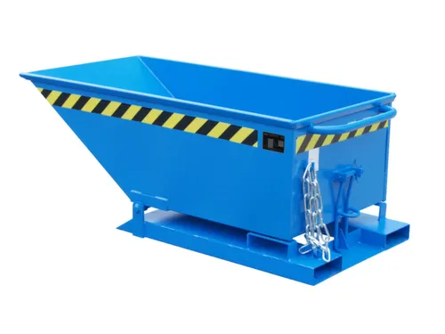 Kiepbak Staalplaat 535x670x1320mm Inh. 0.25m³ 300kg Blauw