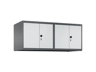 opzetkast,v. locker,4vak.,vak B 300mm,HxBxD 500x1200x500mm,vleugeldeur - 1
