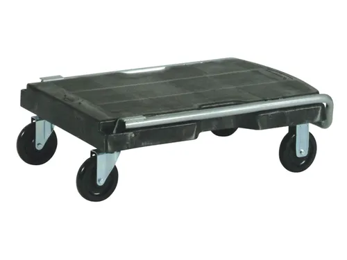 Transportkar Rubbermaid Triple Trolley inklapbaar 227kg zwart