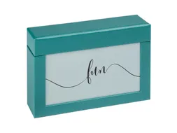 Fotobox walther design Fun 10x15cm 100 foto's petrol groen