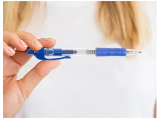 Balpen Retractable Medium Punt Blauw - 6