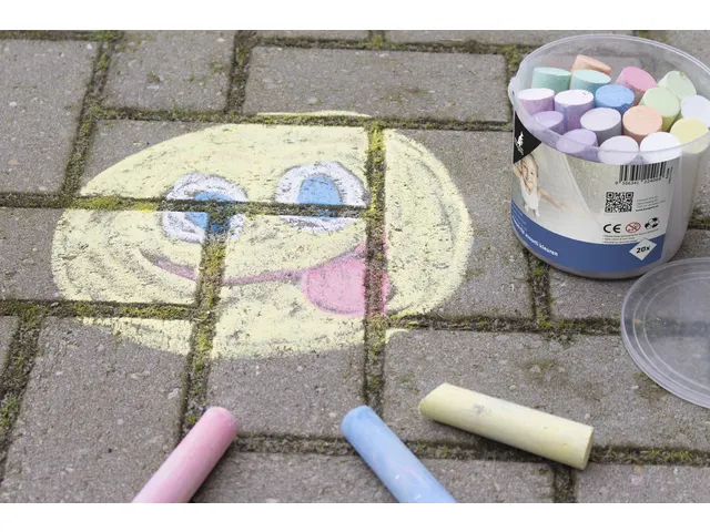 Stoepkrijt Kangaro assorti 20 stuks