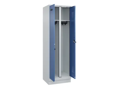 locker voor scheiding van kleding,HxBxD 1950x600x500mm,2vak