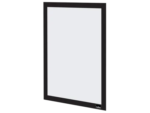 Infokader Nobo zelfklevend A4 zwart 2 stuks