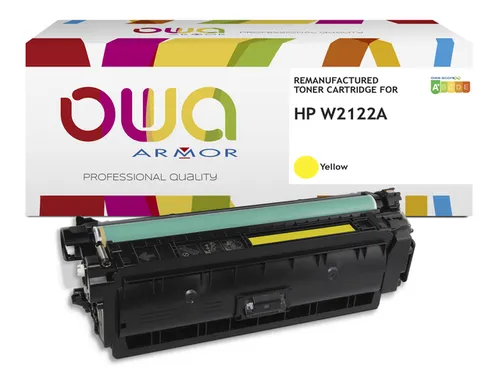 Tonercartridge OWA alternatief tbv HP W2122A geel
