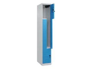 Z-garderobekast,HxBxD 1850x300x500mm,vak B 150/300mm,draaigrendel - 2