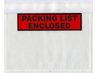 OUTLET Paklijstenveloppen C6 Bedrukt Packing List Enclosed 1000 Stuks