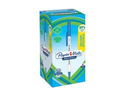 Balpen Paper Mate Kilometrico Recycled medium blauw