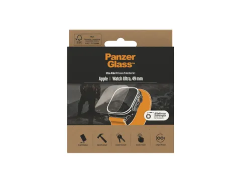 PanzerGlass Screen Protector Apple Watch Ultra 2 | Ultra | 49 mm, A