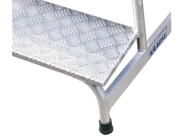 Marchepied Industriel Aluminium H 0 4M 2Marches Plateforme Incluse