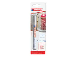 Viltstift edding 751 lakmarker rond zilver 1-2mm blister