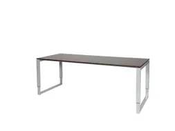Domino Plus Bureau Hoogte Verstelbaar 2000x800mm Robson Eiken Alu