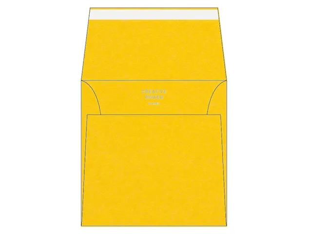Envelop 170x170mm Sunshine Geel 120 Gram 250 Stuks