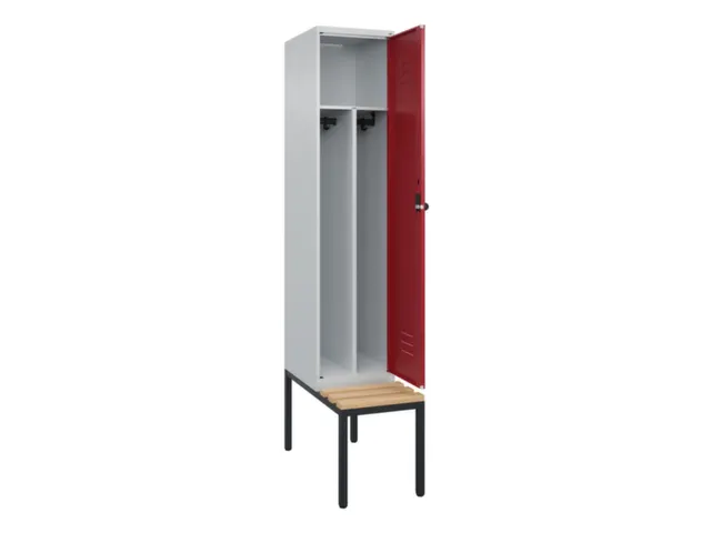 locker voor scheiding van kleding,HxBxD 2120x400x815mm,1vak