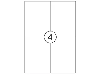 Etiket Premium 105x148mm A6 Wit XL Pack 1000 Vel - 2