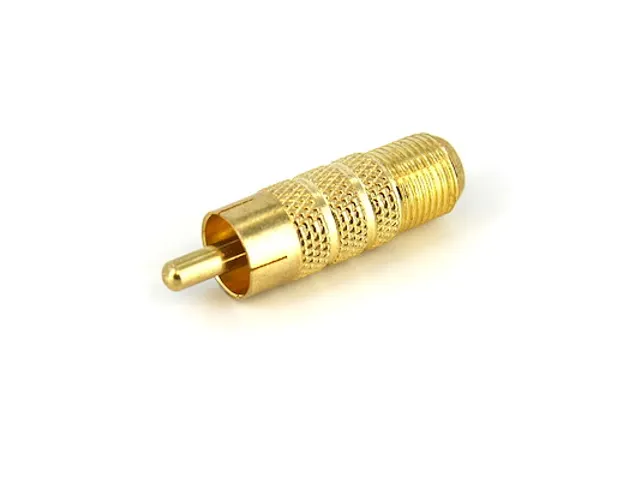 RCA naar Type F coaxiale adapter M/F
