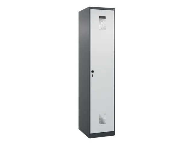 locker voor scheiding van kleding,HxBxD 1850x400x500mm,1vak