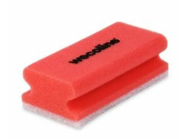 Wecoline Sanitairspons Rood/Wit Greep