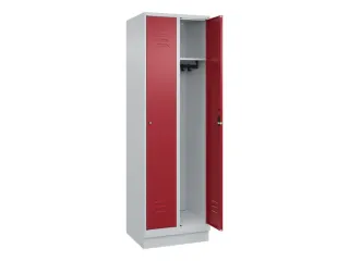 locker,HxBxD 1950x600x500mm,2vak,vak B 300mm,cil.-slot,sokkel - 2