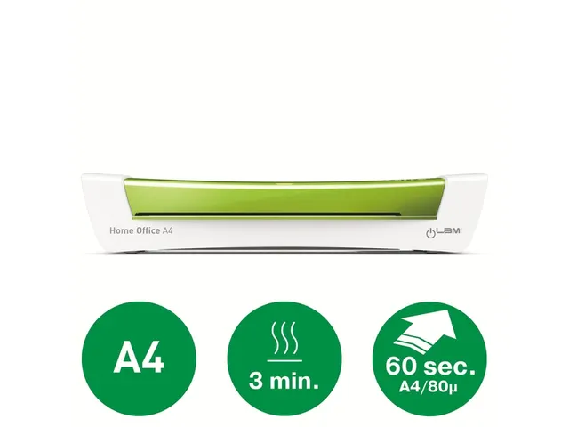 Plastifieuse Leitz iLam Home Office A4 vert