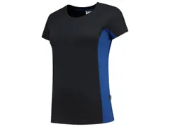 Tricorp 102003 T-shirt Bicolor Dames Marine/korenblauw maat 2XL