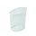 Mesh papierbak 18 liter wit metaalgaas
