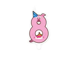 Jungle candle 8 Pig
