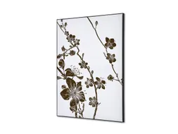 Wanddecoratie Textiel Set A2 Japanse Bloesem Bruin