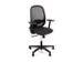Bureaustoel EN1335 Linea Grace 01 zwart/zwart met 1D armleuning