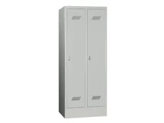 lockerkast v. kinderen,HxBxD 1600x630x500mm,2vak,RAL7035,front RAL7035 - 2