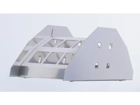 Slanghouder Bxd 230x125mm Aluminium-Kleurig