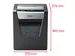 Rexel Momentum X415 Papiervernietiger Snippers P-4