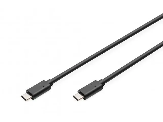 USB Type-C-aansluitkabel Type-C-C M/M 1,8m 5 V/3 A 15W 480MB Zwart