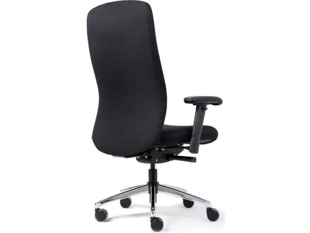 Euroseats bureaustoel Heavy Duty Zwart tot max. 150 kg