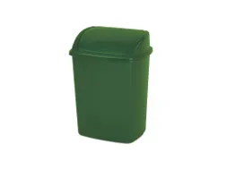 Afvalbak met Swing deksel 15 Liter Groen